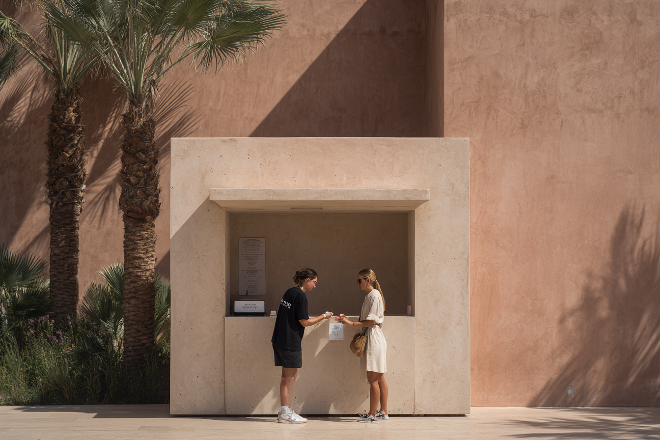 NFC wristband tapping a payment terminal